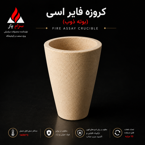 قیمت بوته فایر اسی، خرید بوته فایر اسی، بوته فایر اسی، بوته فایراسی، روش فایر اسی، استحصال طلا، فرایند فایر اسی، روش فایر اسی، کروزه فایر اسی، بوته ذوب فایر اسی، تولید کننده بوته ذوب، خرید عمده کروزه فایر اسی